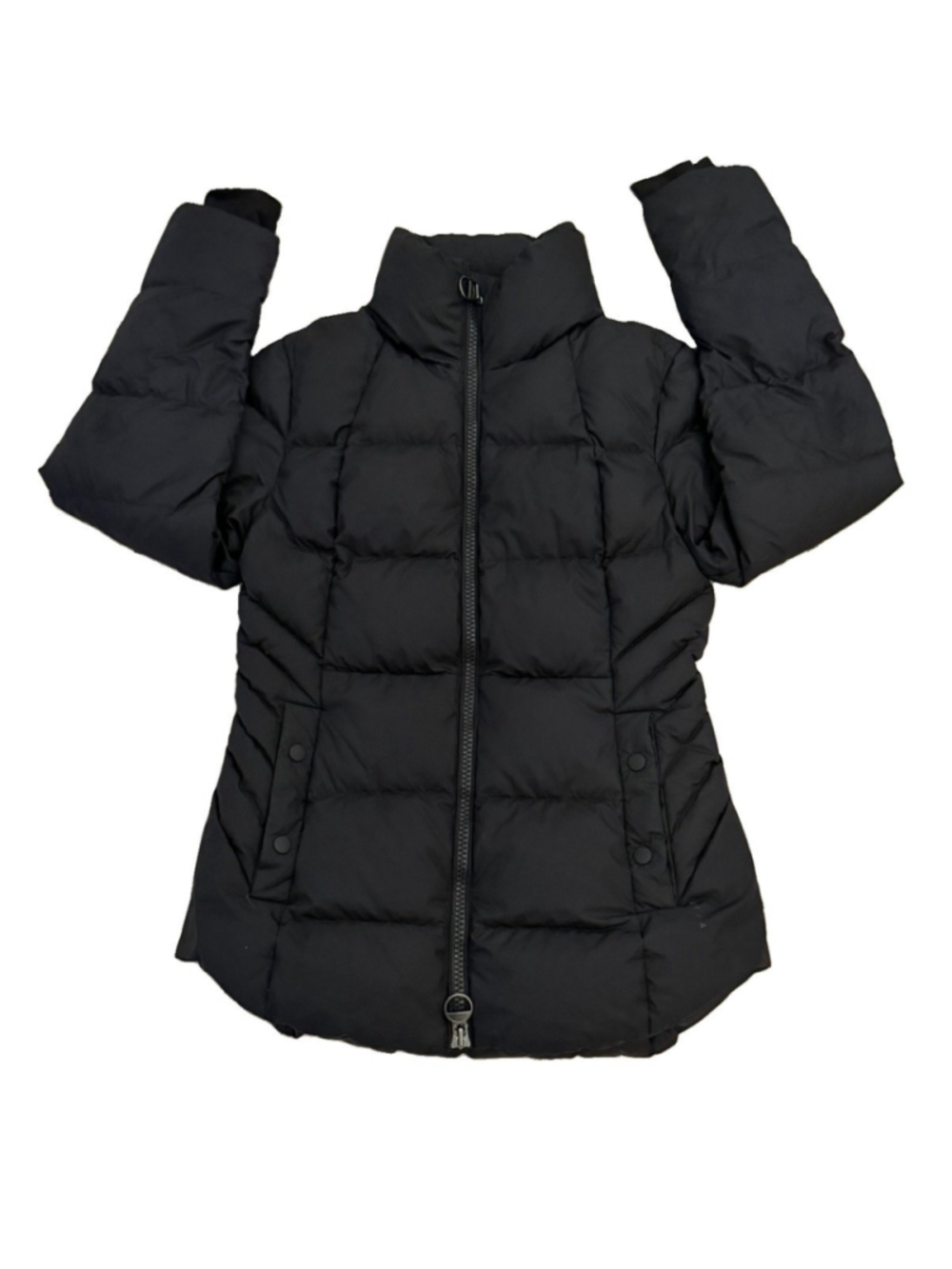 ATHLETA Women's "Downtown" Quilted Puffer Jacket Black Color Size Small